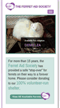 Mobile Screenshot of ferretaid.org
