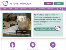 Tablet Screenshot of ferretaid.org